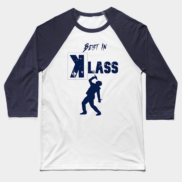 Best in Klass - Blue Baseball T-Shirt by The Young Professor